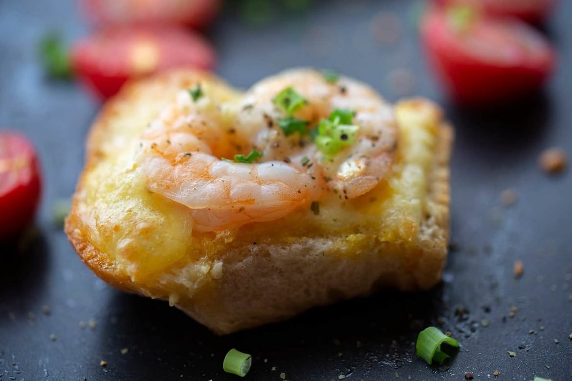 appetitefy Baked Shrimp Cheese Toast
