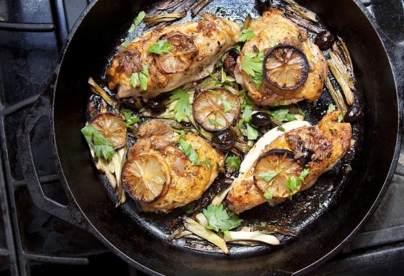 appetitefy Roasted Chicken With Lemon Slices Recipe